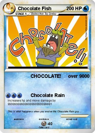 Pokemon Chocolate Fish