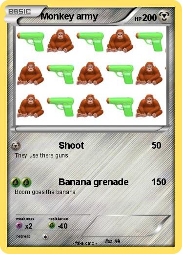 Pokemon Monkey army