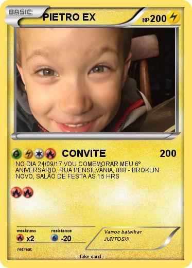 Pokemon PIETRO EX
