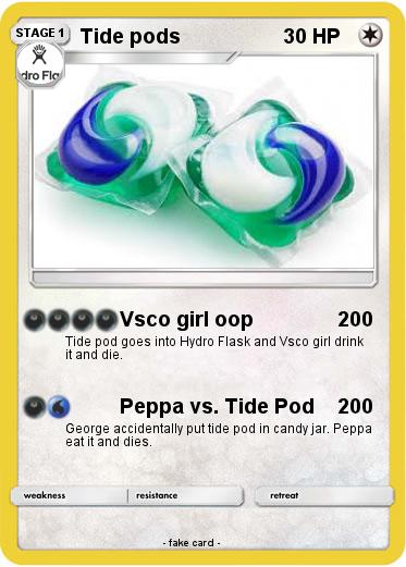 Pokemon Tide pods