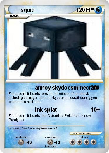 Pokemon squid