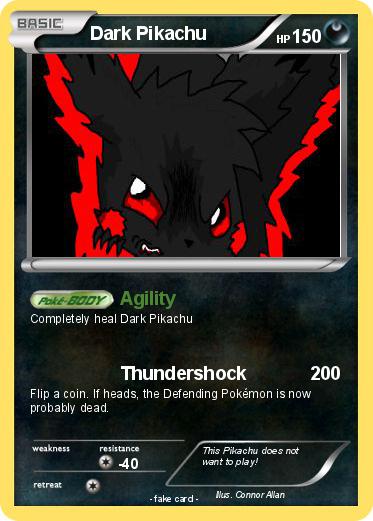 Pokemon Dark Pikachu