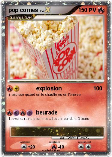 Pokemon pop cornes