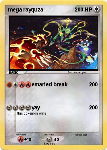Pokemon mega rayquza