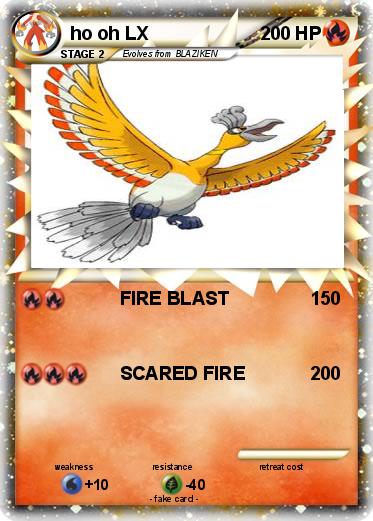 Pokemon ho oh LX