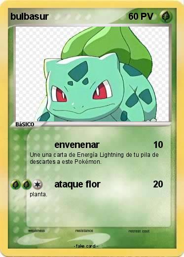 Pokemon bulbasur
