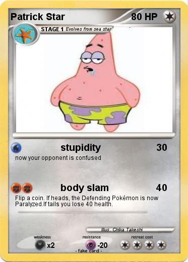 Pokemon Patrick Star