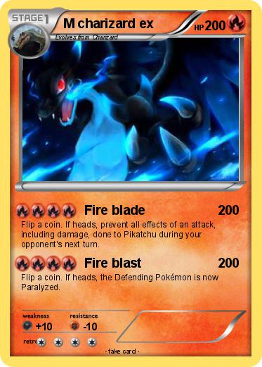 Pokemon M charizard ex