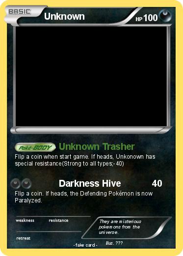 Pokemon Unknown