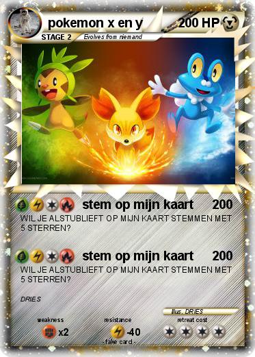 Pokemon pokemon x en y