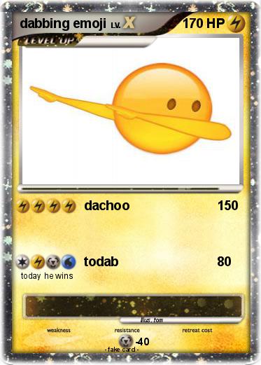 Pokemon dabbing emoji