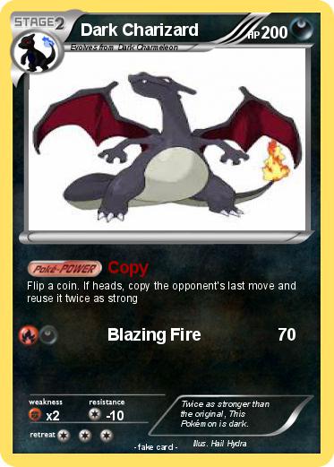 Pokemon Dark Charizard