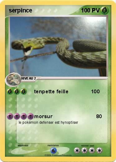 Pokemon serpince