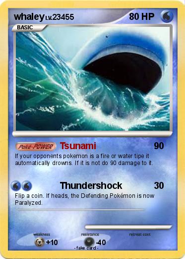 Pokemon whaley