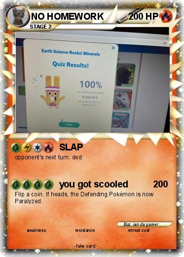 Pokemon NO HOMEWORK