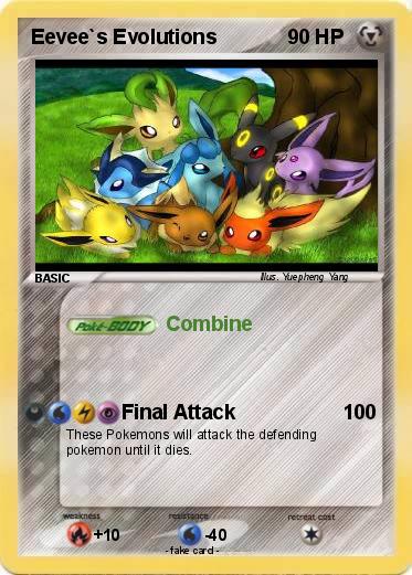 Pokemon Eevee`s Evolutions