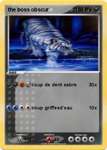 Pokemon the boss obscur