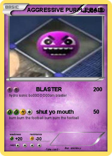 Pokemon AGGRESSIVE PURPLE BALL