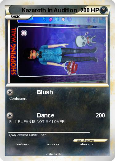 Pokemon Kazaroth in Audition