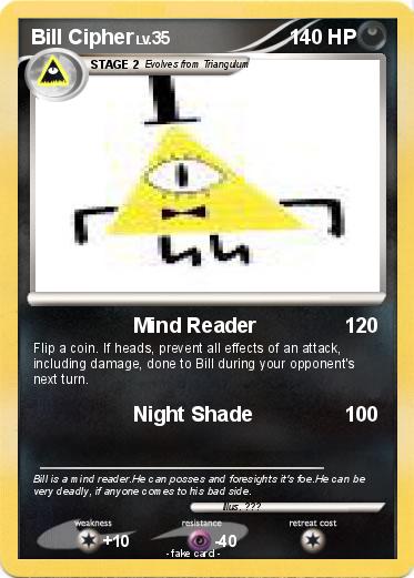 Pokemon Bill Cipher