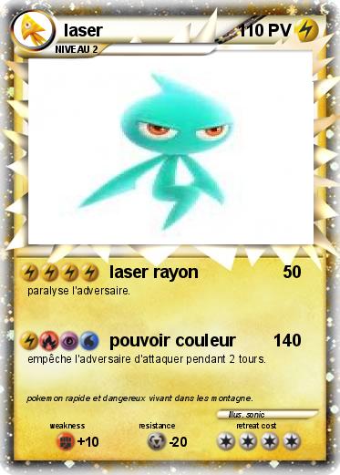 Pokemon laser
