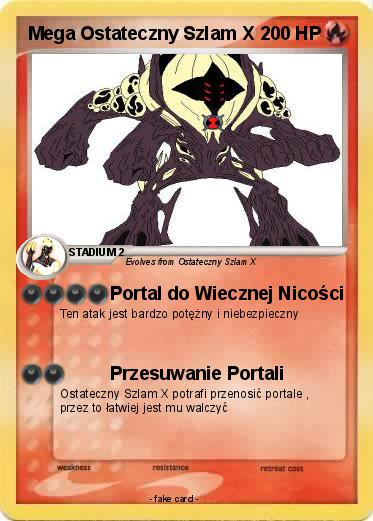 Pokemon Mega Ostateczny Szlam X