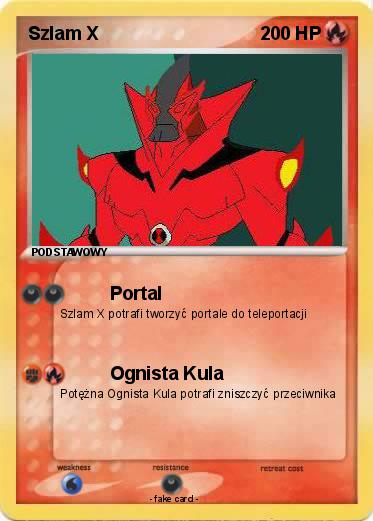 Pokemon Szlam X
