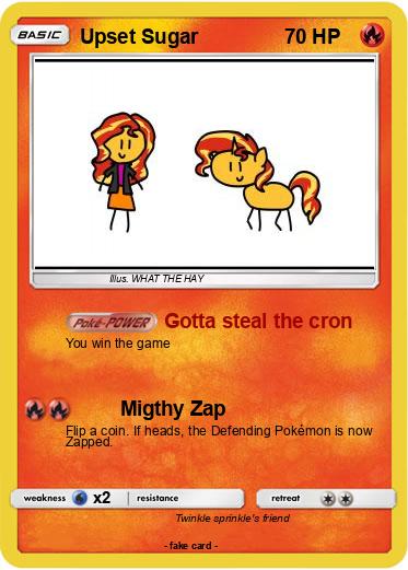 Pokemon Upset Sugar