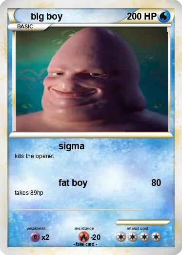 Pokemon big boy