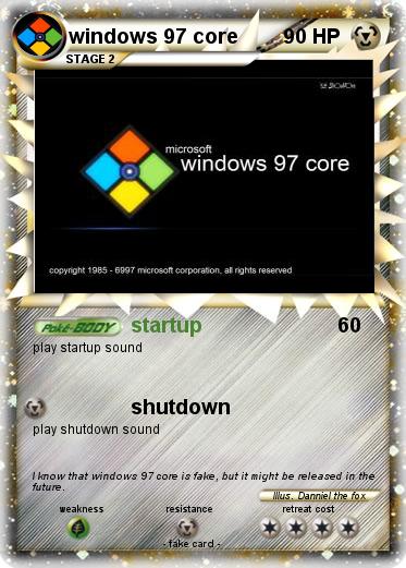 Pokemon windows 97 core