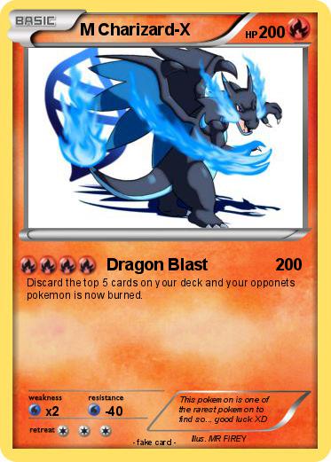 Pokemon M Charizard-X