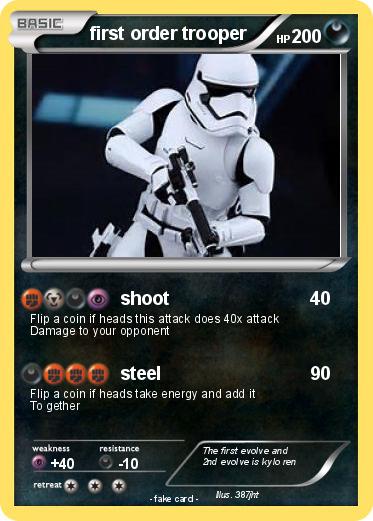 Pokemon first order trooper