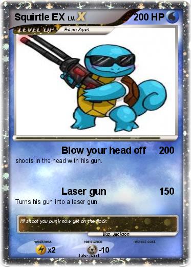 Pokemon Squirtle EX