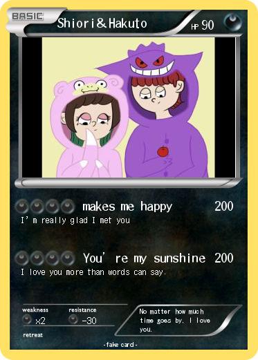 Pokemon Shiori＆Hakuto