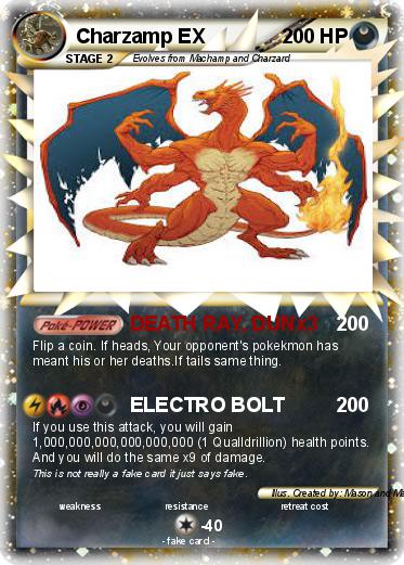Pokemon Charzamp EX