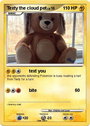 Pokemon Texty the cloud pet