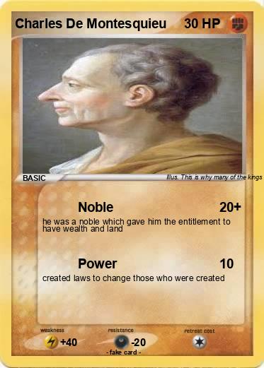 Pokemon Charles De Montesquieu