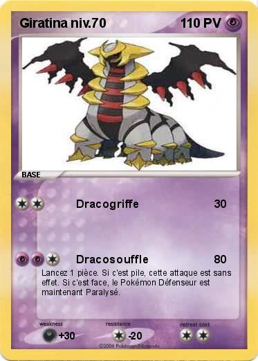 Pokemon Giratina niv.70