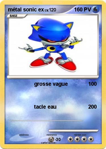 Pokemon métal sonic ex
