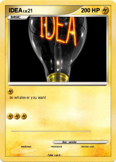 Pokemon IDEA