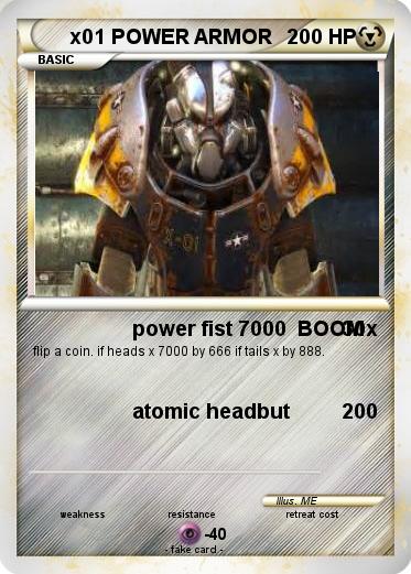Pokemon x01 POWER ARMOR