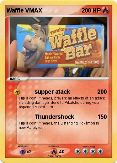 Pokemon Waffle VMAX