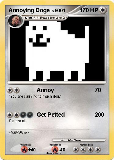 Pokemon Annoying Doge