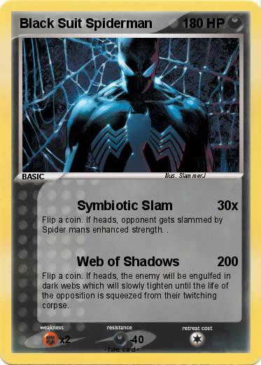 Pokemon Black Suit Spiderman