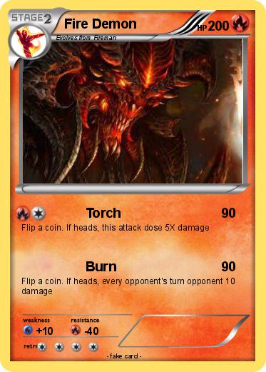 Pokemon Fire Demon