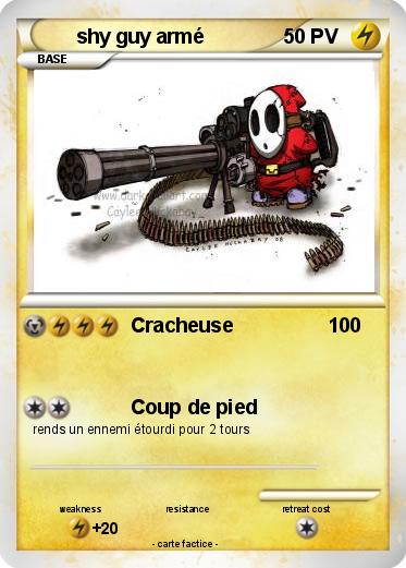 Pokemon shy guy armé