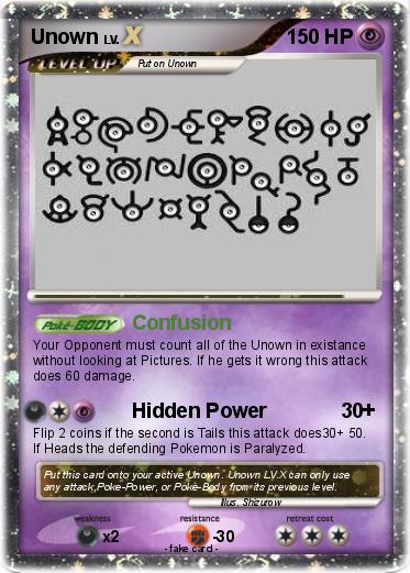 Pokemon Unown