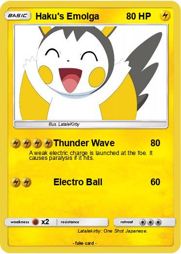 Pokemon Haku's Emolga