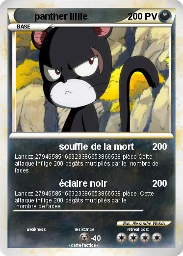 Pokemon panther lillie