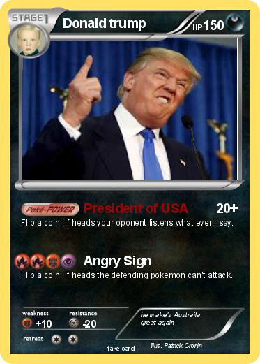 Pokemon Donald trump